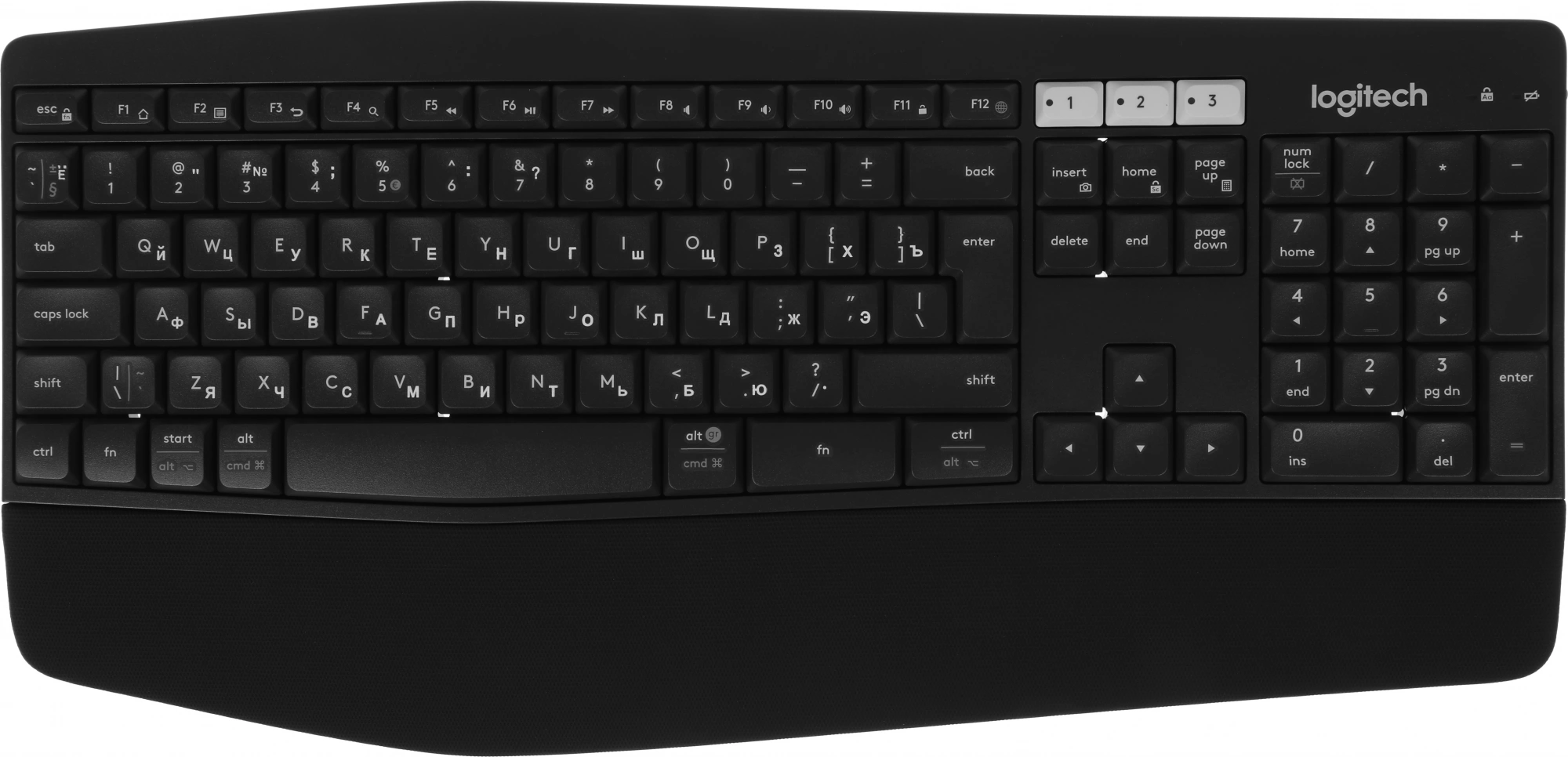 Клавиатура + мышь Logitech MK850 клав:черный мышь:черный USB беспроводная slim Multimedia (920-008226)