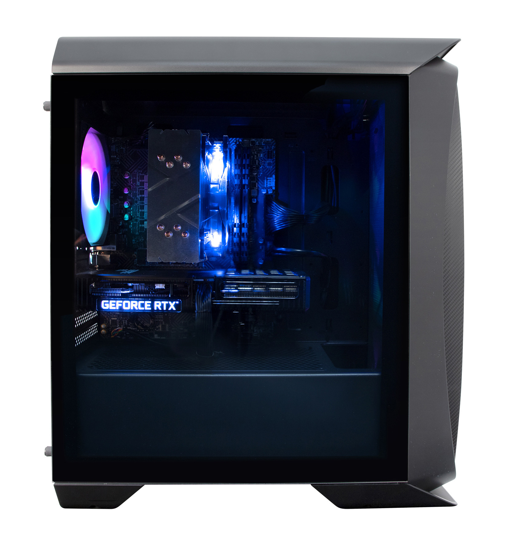ПК IRU Game 520B5GMA MT Ryzen 5 5600X (3.7) 16Gb SSD512Gb RTX3050 8Gb FreeDOS GbitEth 650W черный (RUS) (1926551)