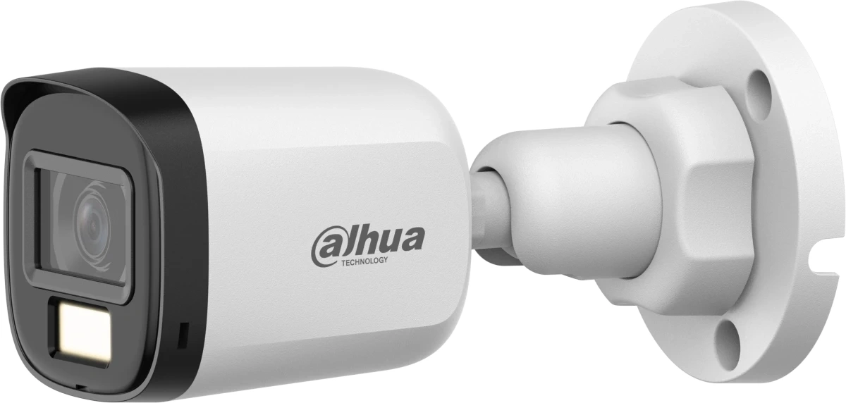 Камера видеонаблюдения аналоговая Dahua DH-HAC-B1A21P-U-IL-0280B 2.8-2.8мм HD-CVI HD-TVI цв. корп.:белый