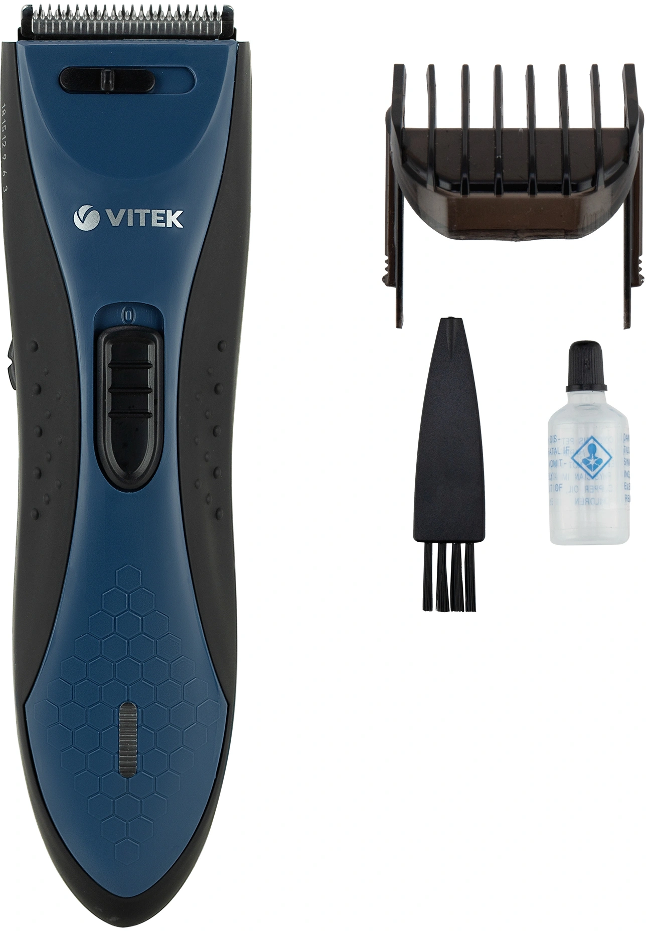 Машинка для стрижки Vitek VT-2578 черный 3Вт (насадок в компл:1шт)