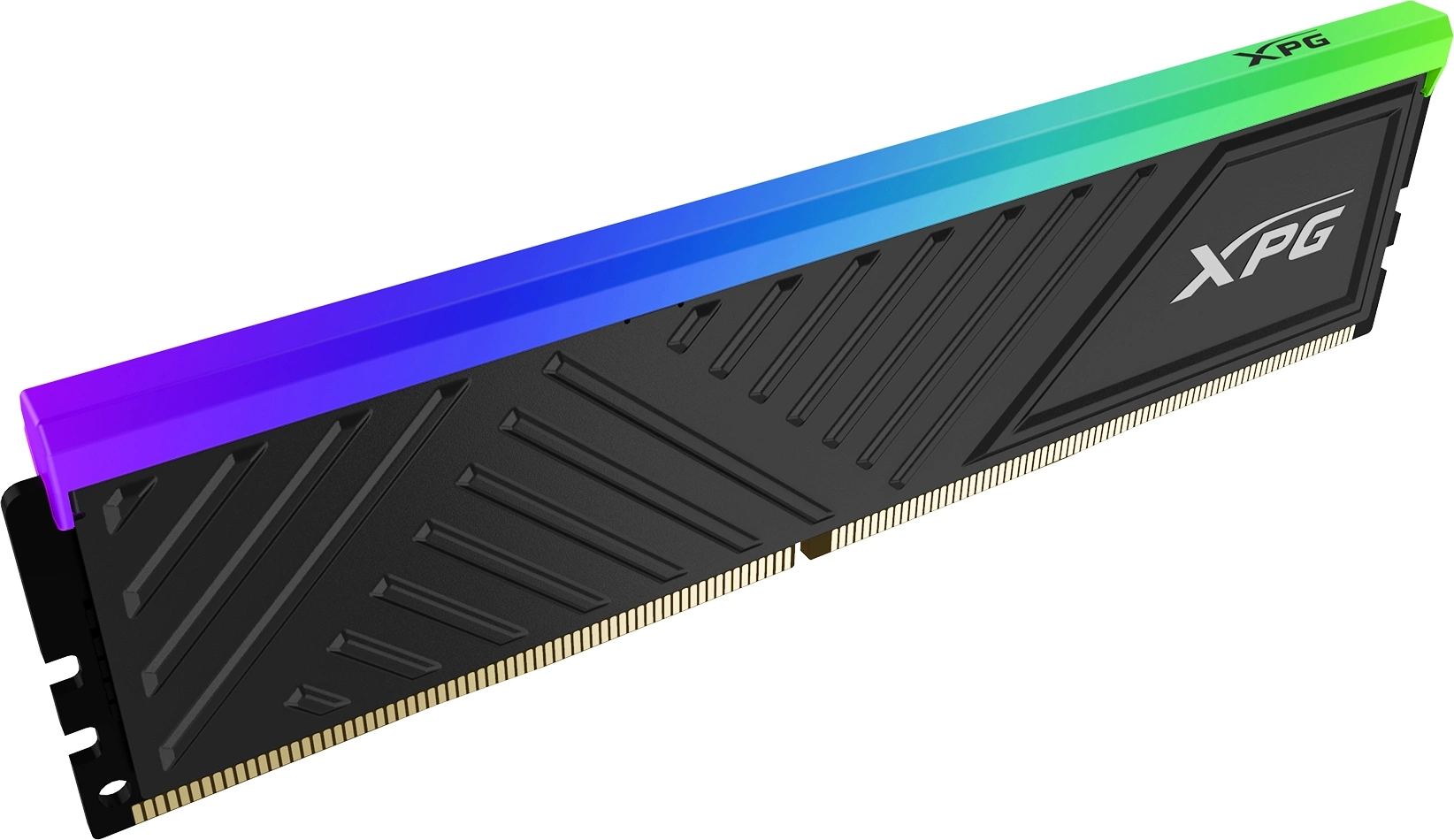 Память DDR4 8GB 3200MHz A-Data AX4U32008G16A-SBKD35G XPG Spectrix D35G RGB RTL Gaming PC4-25600 CL16 DIMM 288-pin 1.35В dual rank с радиатором Ret