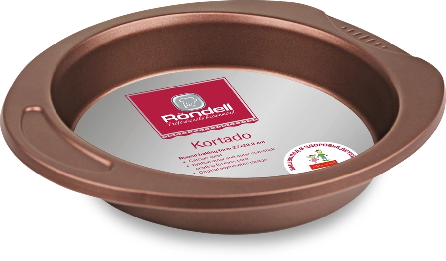 Форма для выпечки Rondell Kortado RDF-905 кругл. 27x23.3см сталь коричневый