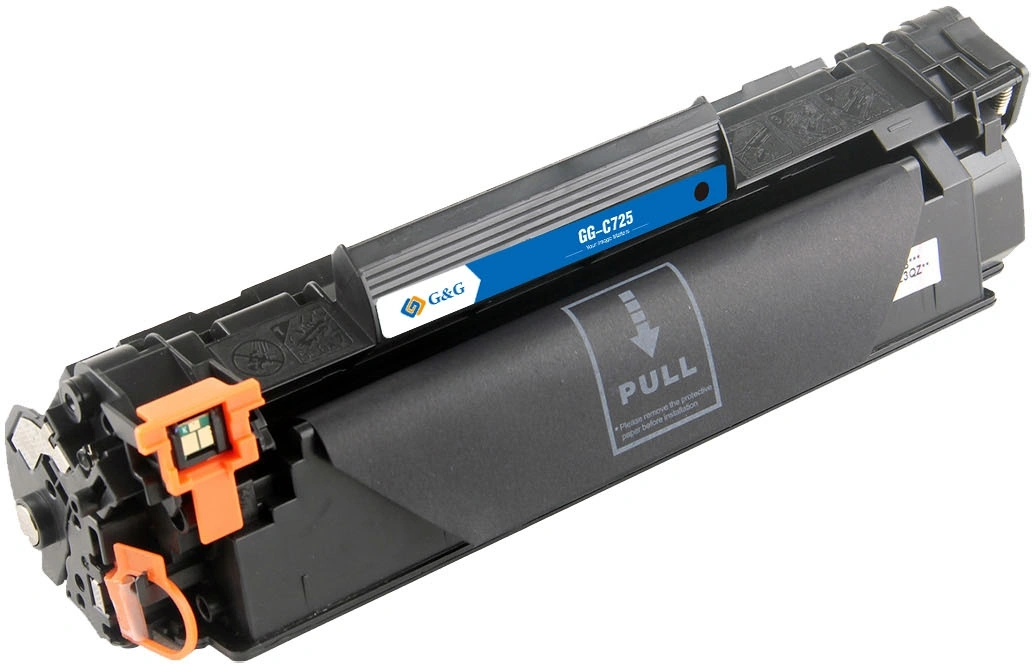 Картридж лазерный G&G GG-C725 черный (1600стр.) для Canon imageCLASS MF3010 MFP/LBP-6000/6000B/6020/6020B/MF-3010, LJ P1102/1102w Pro M1130/1212 HP