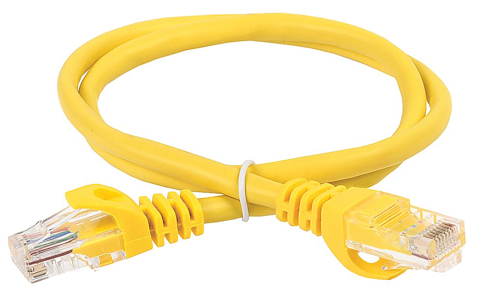 PC05-C5EU-2M - ITK Коммутационный шнур (патч-корд), кат.5Е UTP, 2м, желтый