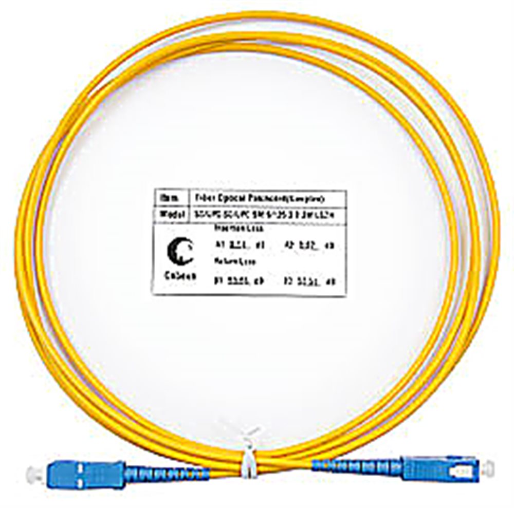 Cabeus FOP(s)-9-SC-SC-2m - Шнур оптический simplex SC-SC 9/125 sm 2м LSZH