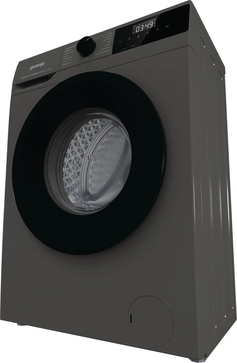 Стиральная машина Gorenje WNHPI84AS/AR класс: A загр.фронтальная макс.:8кг темно-серый инвертор