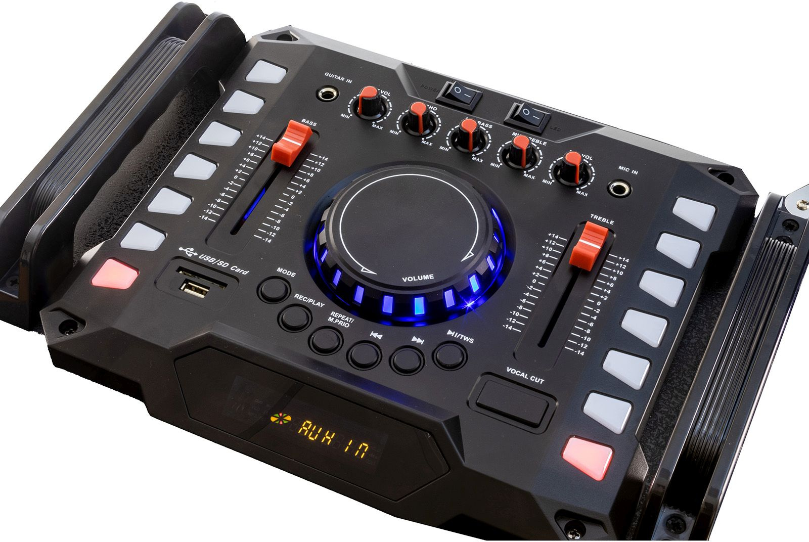 Минисистема Supra SMB-2150 черный 200Вт FM USB BT SD (в комплекте: активн.+пассив.колонки)
