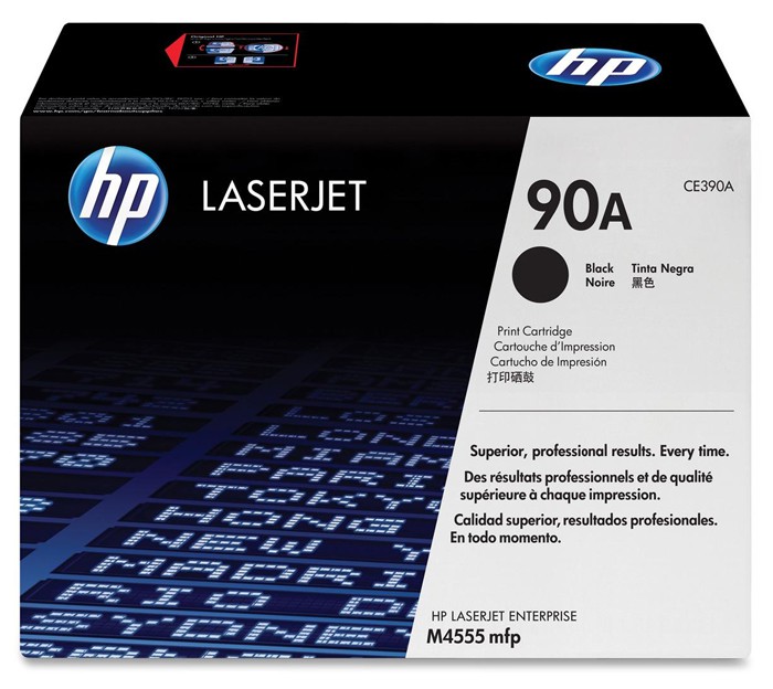 Картридж лазерный HP 90A CE390A черный бар.в компл. (10000стр.) для HP LJ M4555MFP