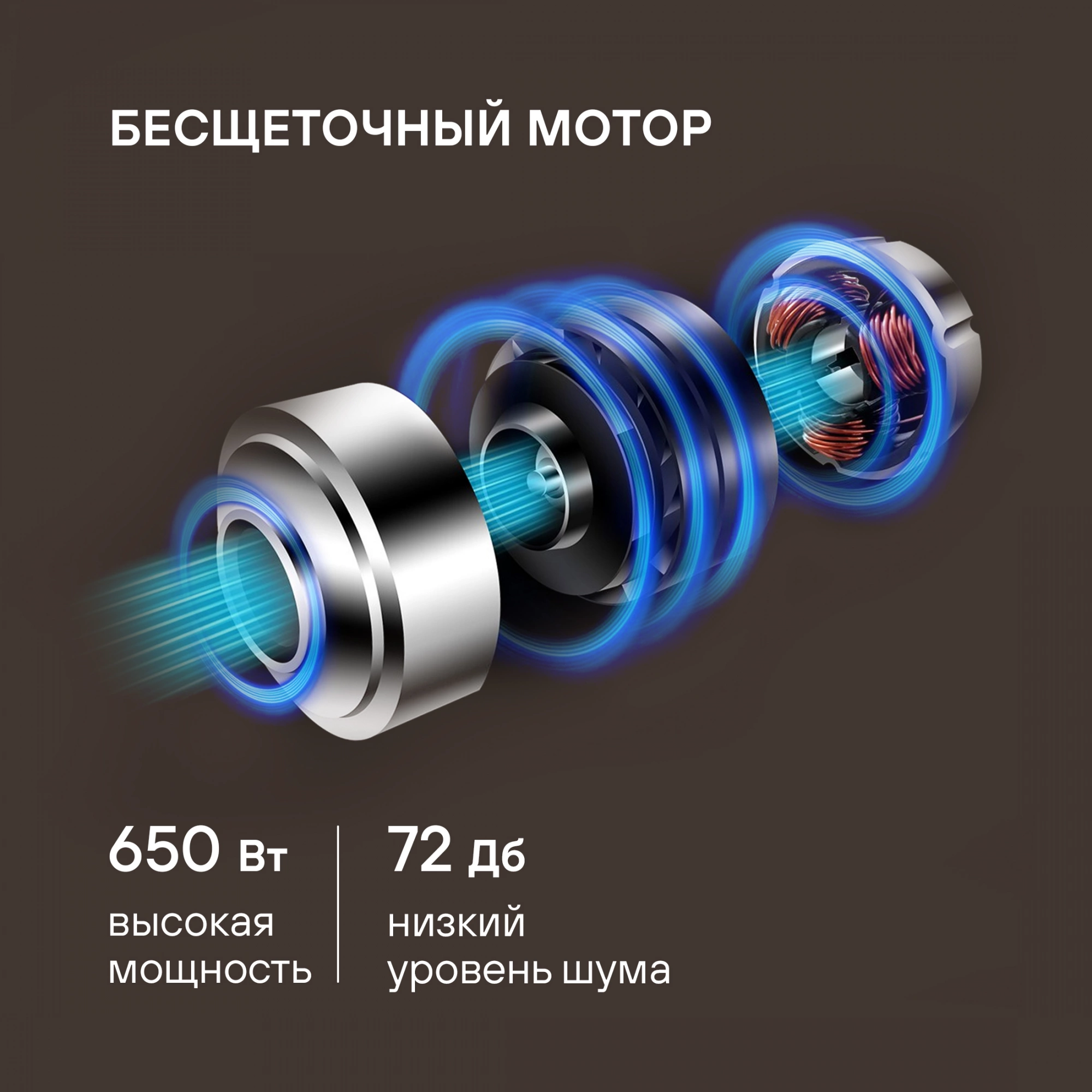 Пылесос Rondell RDE-2070 650Вт серебристый/серый