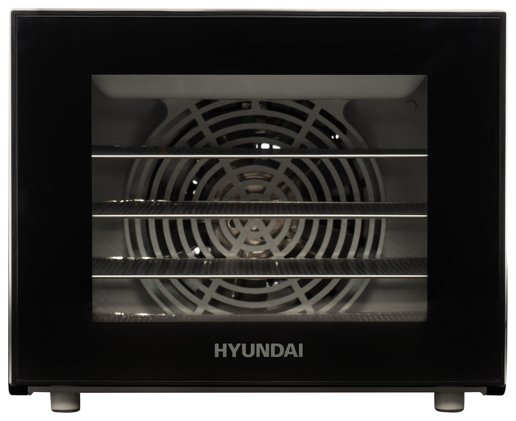 Сушка для фруктов и овощей Hyundai HYFD-1204 8под. 400Вт черный