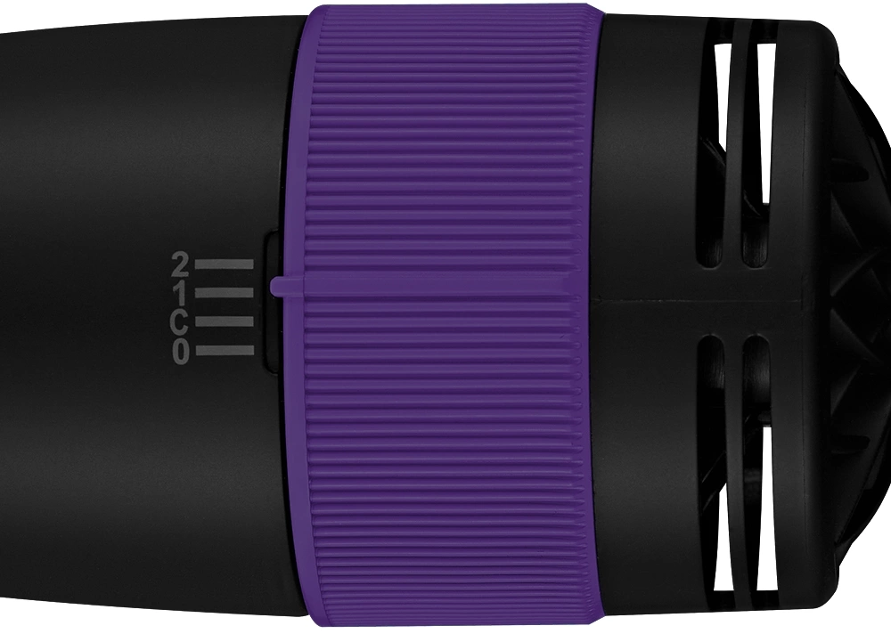 Фен-щетка Kitfort КТ-3236-1 1000Вт фиолетовый/черный