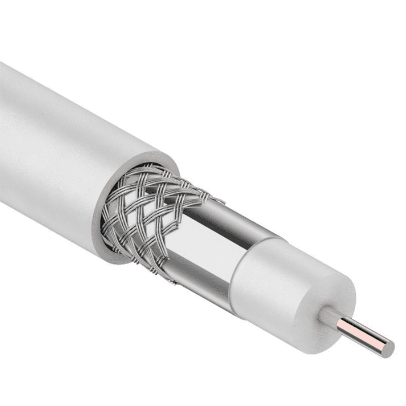 01-2021 - Кaбель REXANT RG-8X (50 Ом), CCS/Al/Al (1,80/64*0,12мм) 75%, (бухта 100м), серый