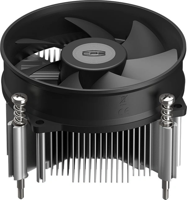 Устройство охлаждения(кулер) PcCooler R95-I Soc-1200/1700/1851 серебристый/черный 4-pin 31.2dB Al+Cu 95W 400gr Ret (R95-XXNIXX-GL)