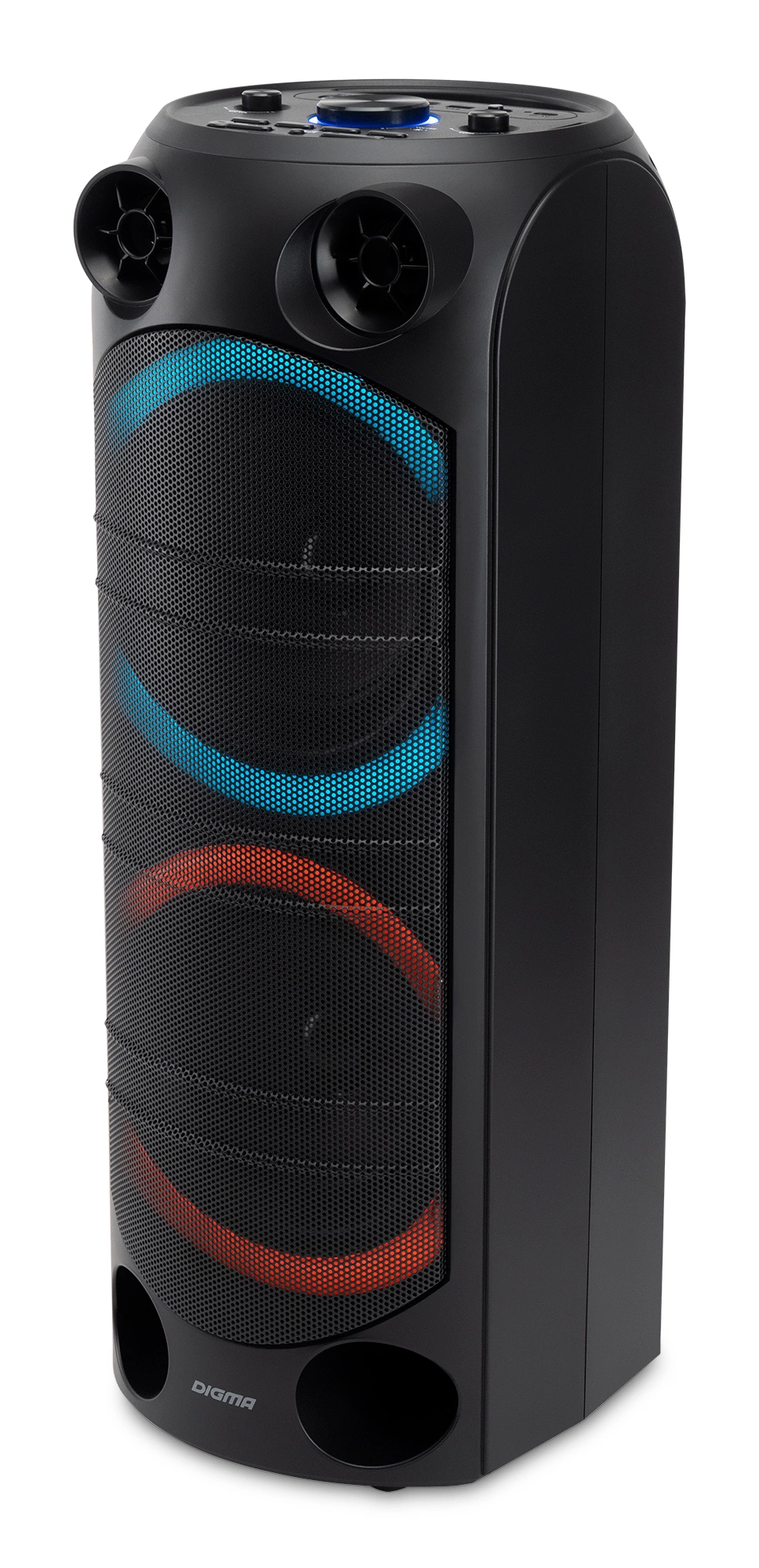 Минисистема Digma D-MC1720 черный 80Вт FM USB BT micro SD