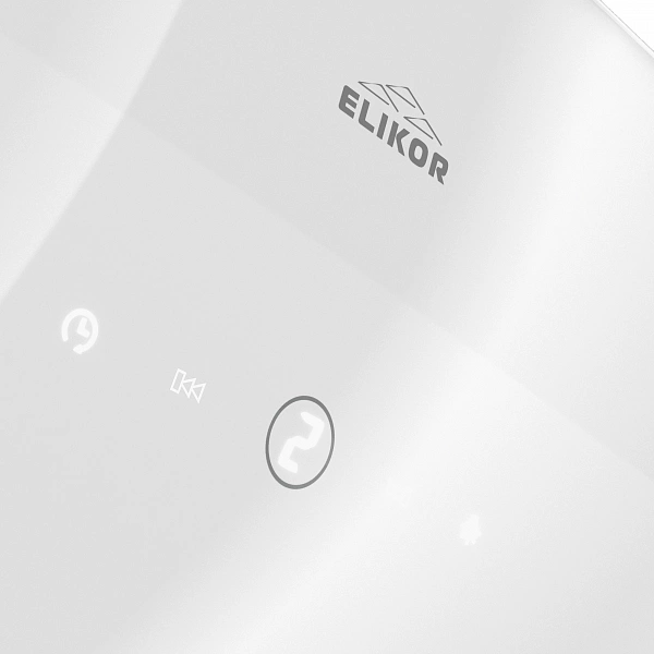 Вытяжка каминная Elikor Wave WH 50 белый управление: сенсорное (1 мотор)