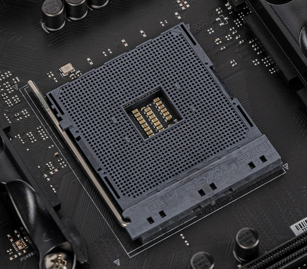 Материнская плата Asus ROG STRIX B550-F GAMING Soc-AM4 AMD B550 4xDDR4 ATX AC`97 8ch(7.1) 2.5Gg RAID+HDMI+DP