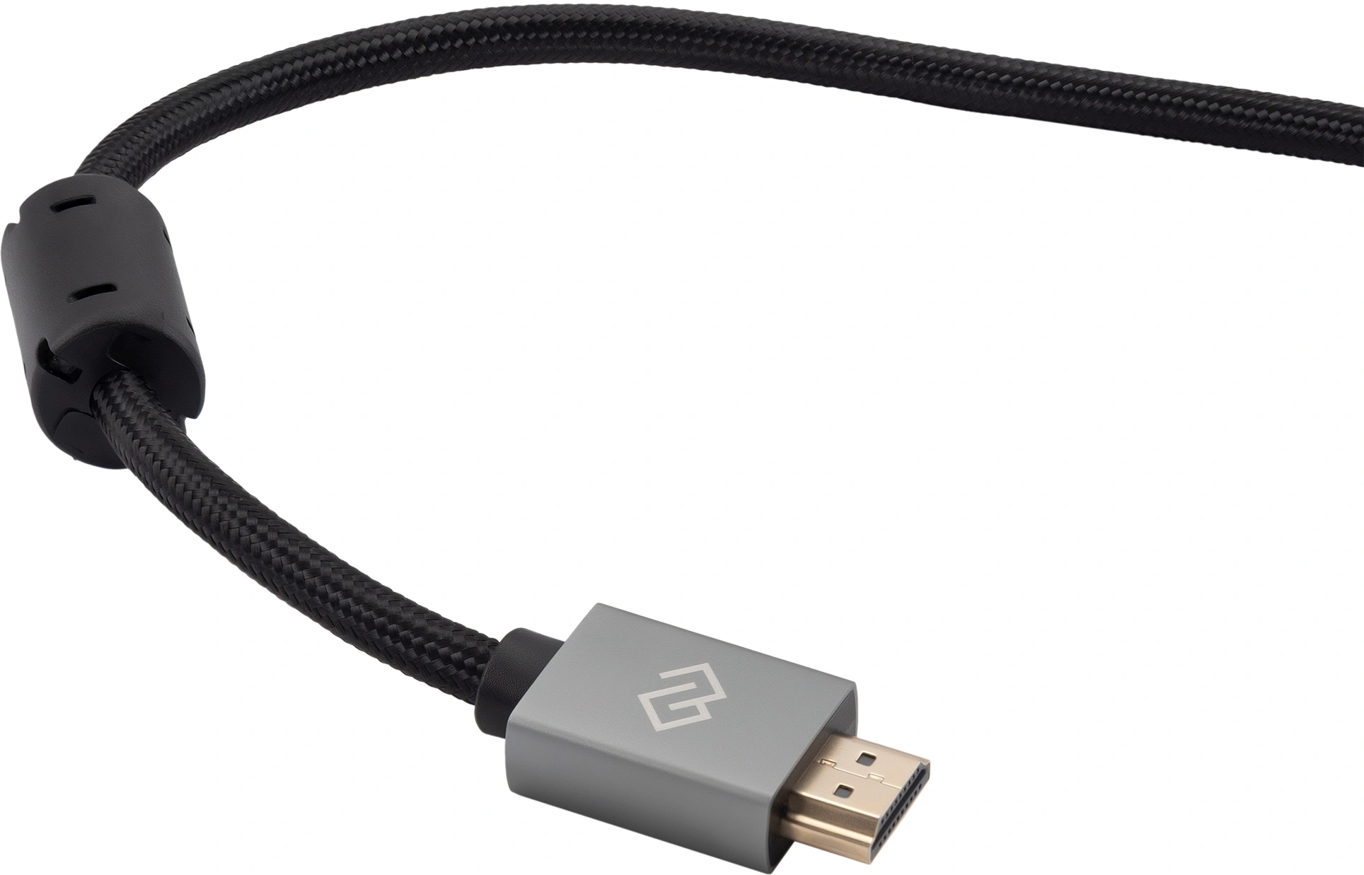 Кабель аудио-видео Digma HDMI (m)/HDMI (m) 3м. феррит.кольца позолоч.конт. черный (D-HDMI-2FF-V2.0-3M)