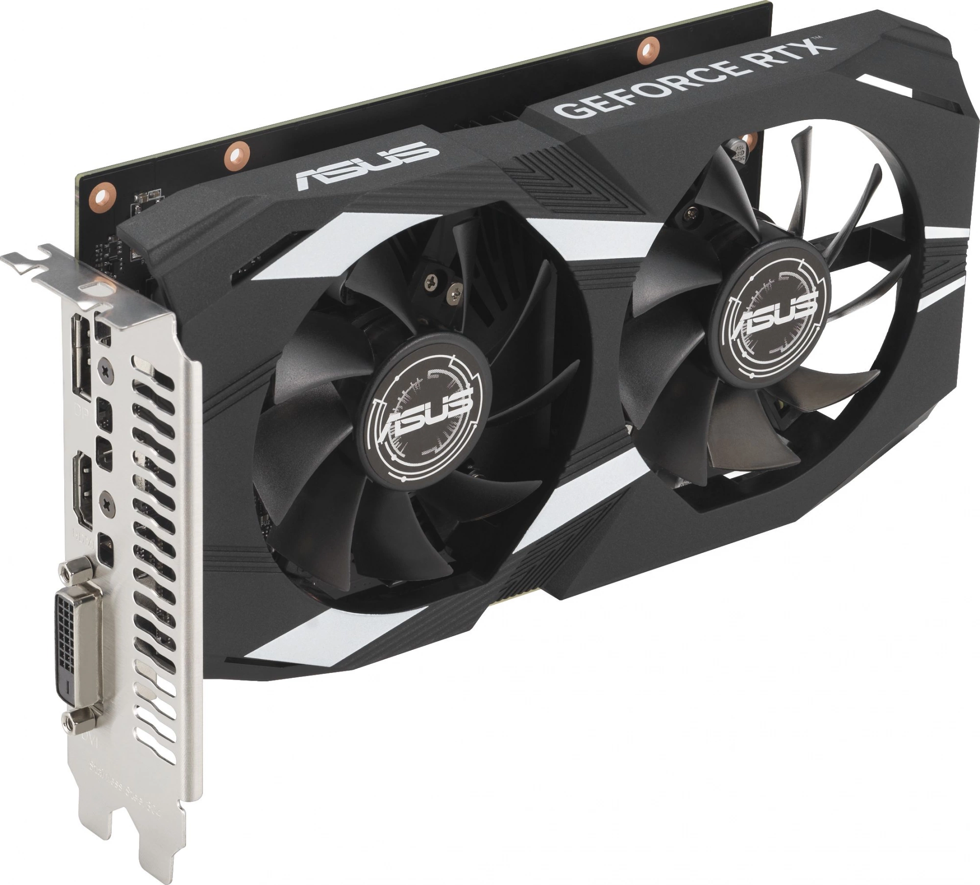 Видеокарта Asus PCI-E 4.0 DUAL-RTX3050-O6G NVIDIA GeForce RTX 3050 6Gb 96bit GDDR6 1507/14000 DVIx1 HDMIx1 DPx1 HDCP Ret
