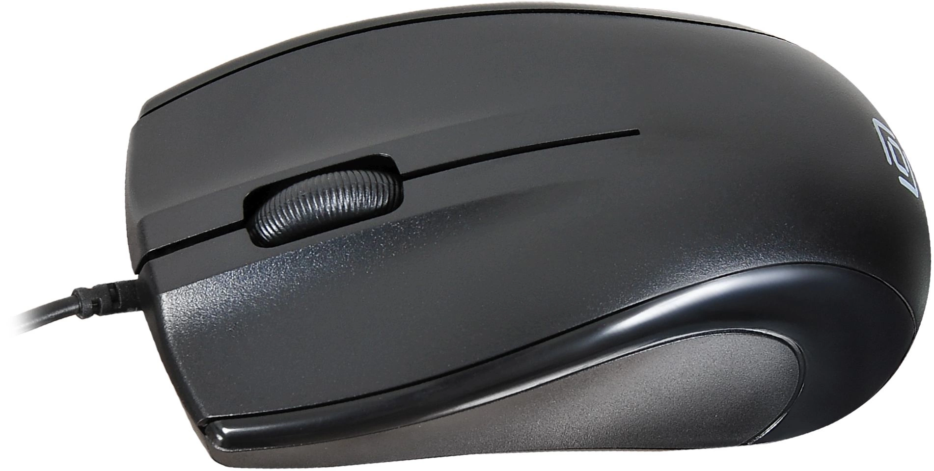 Мышь Оклик 185M черный оптическая 1200dpi USB для ноутбука 3but (945606)
