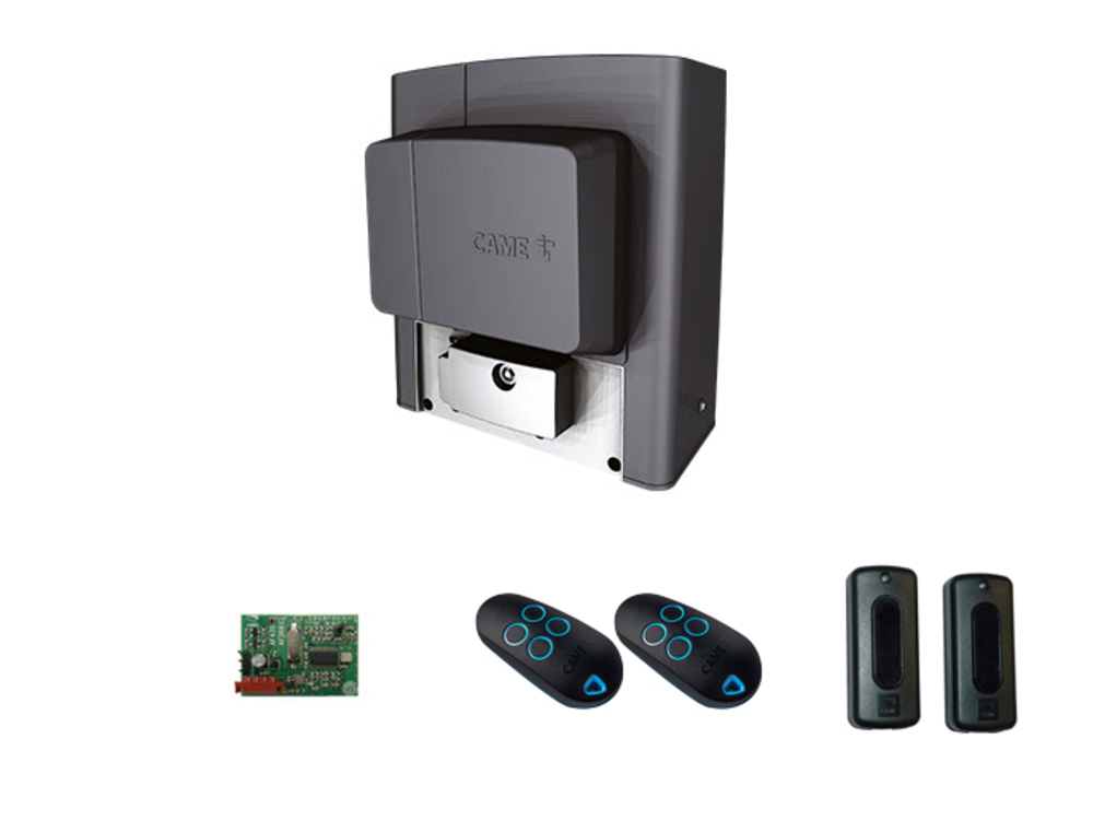 BX 608 RC KIT - Комплект автоматики для откатных ворот на основе привода BX608AGS (встроенный блок управления ZBX6N,  радиоуправление с динамическим кодом, фотоэлементы)
