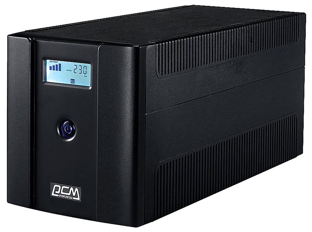 Источник бесперебойного питания Powercom Raptor RPT-1025AP; LCD 615Вт, 1025ВА, (арт.: 1107532)