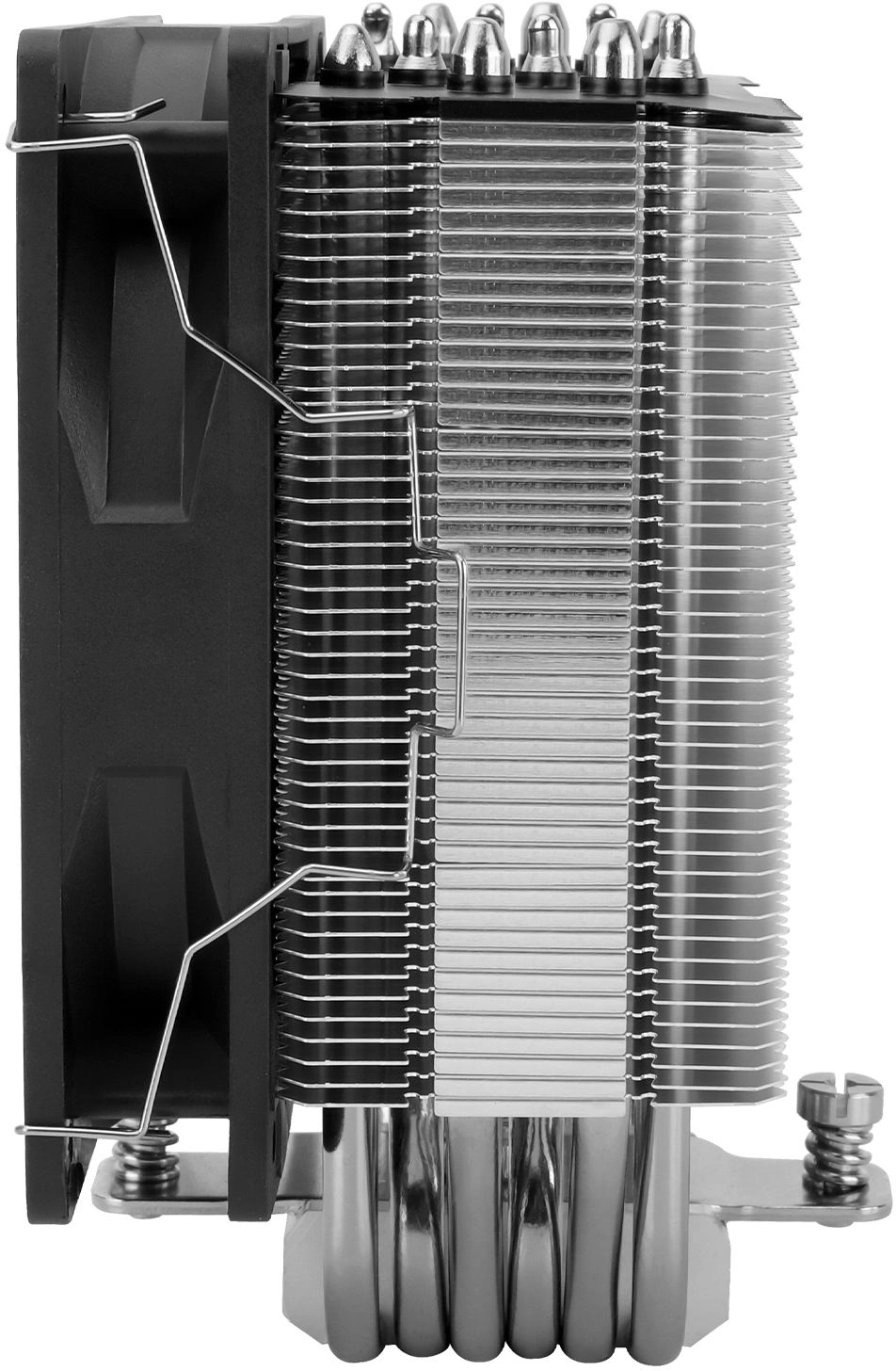 Устройство охлаждения(кулер) Thermalright Burst Assassin 120 SE ARGB Soc-AM5/AM4/1200/1700/1851 серебристый/черный 4-pin 25.6dB Al+Cu 510gr Ret (BA120-SE-ARGB)