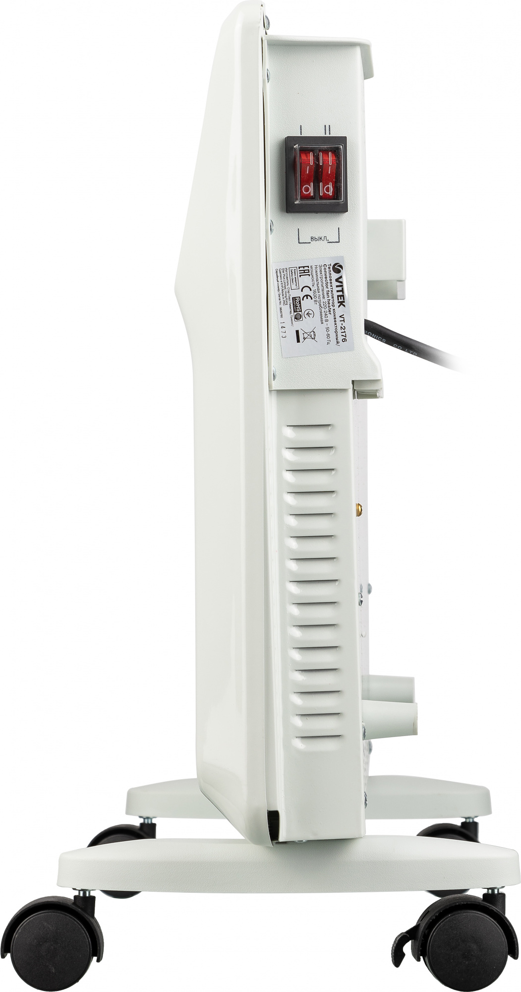 Конвектор Vitek VT-2176 1600Вт белый