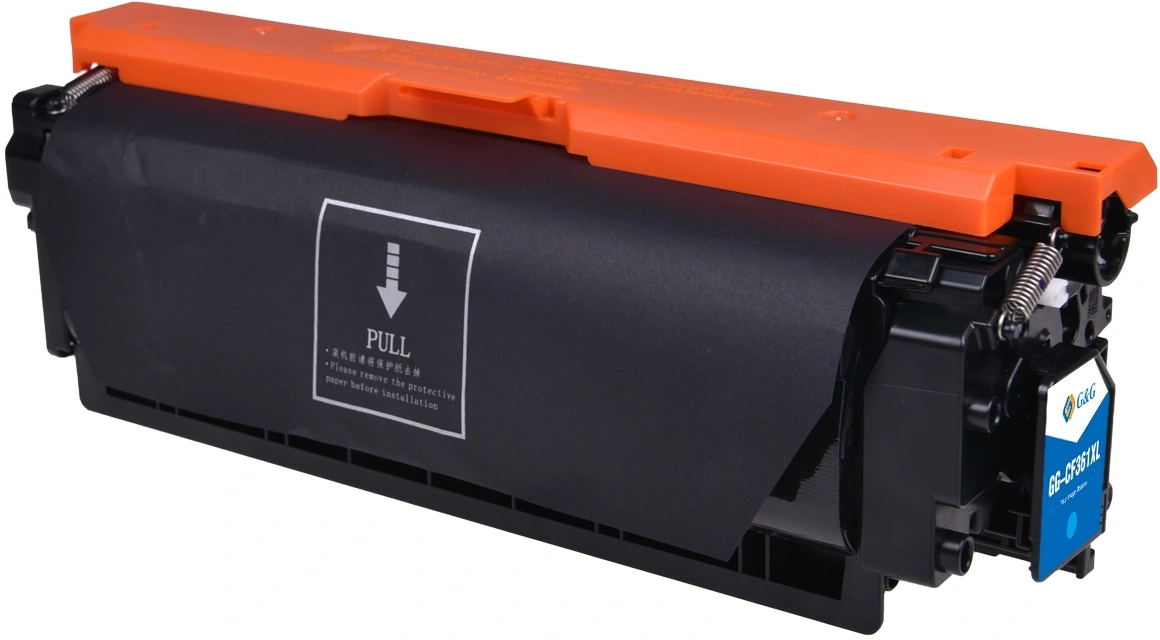 Картридж лазерный G&G GG-CF361XL голубой (18000стр.) для HP CLJ M552dn/M553N/M553DN/M553X/M577C/M577Z/M577F/M577DN