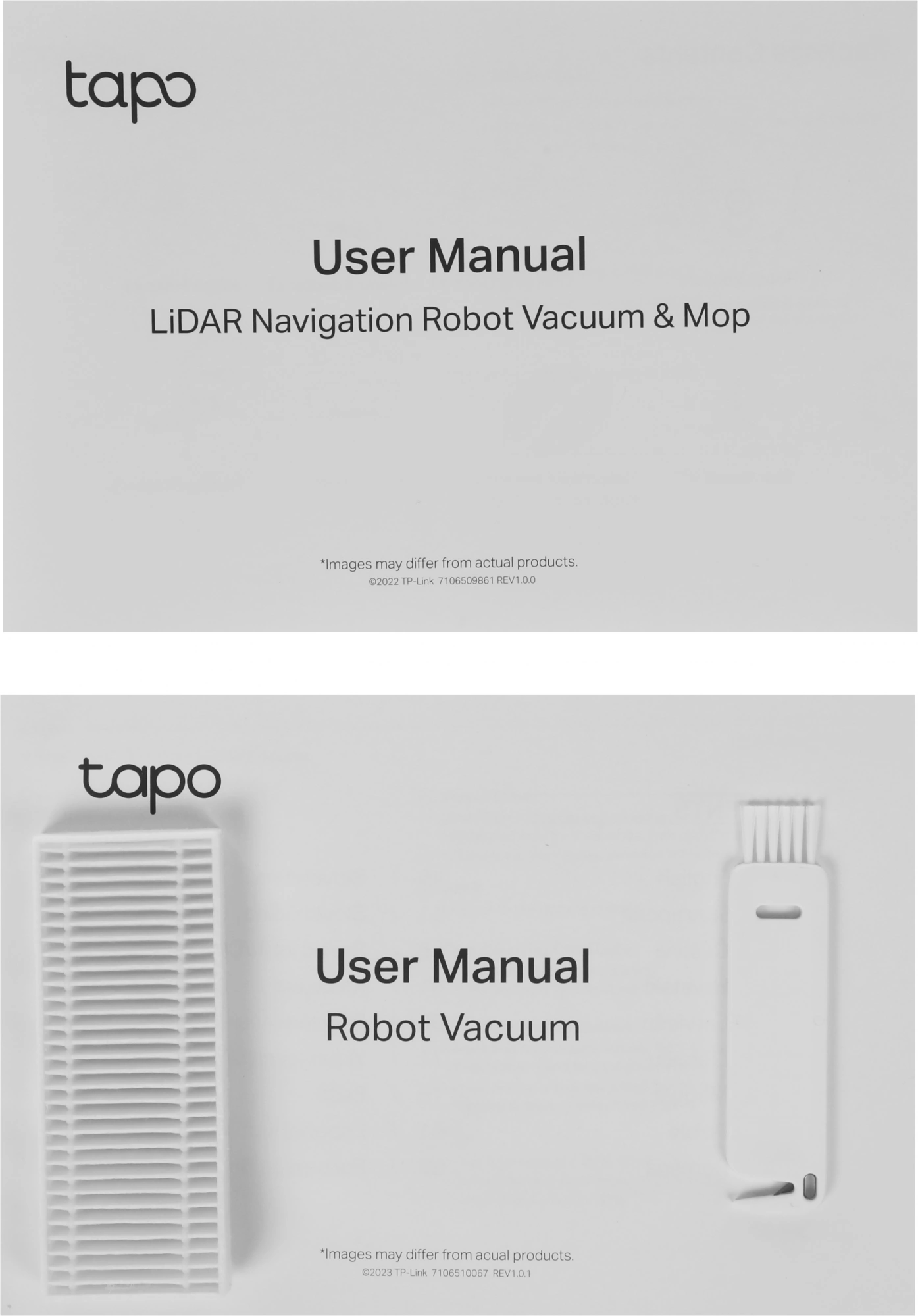 Пылесос-робот TP-Link Tapo RV30 40Вт белый/черный