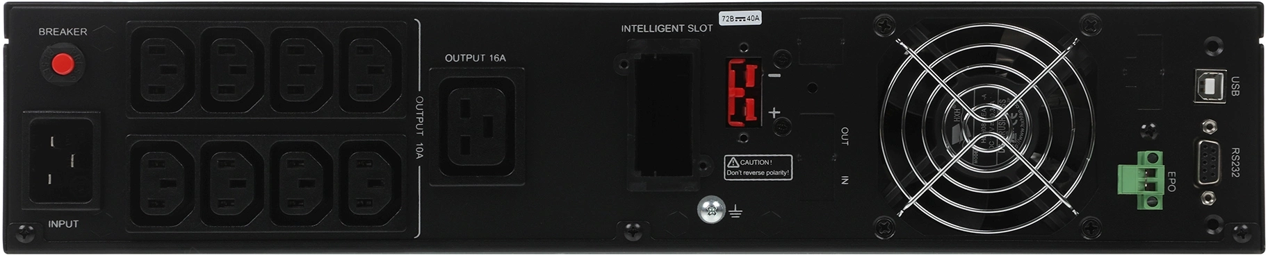 Источник бесперебойного питания Ippon Innova RTB 3000 2700Вт 3000ВА черный