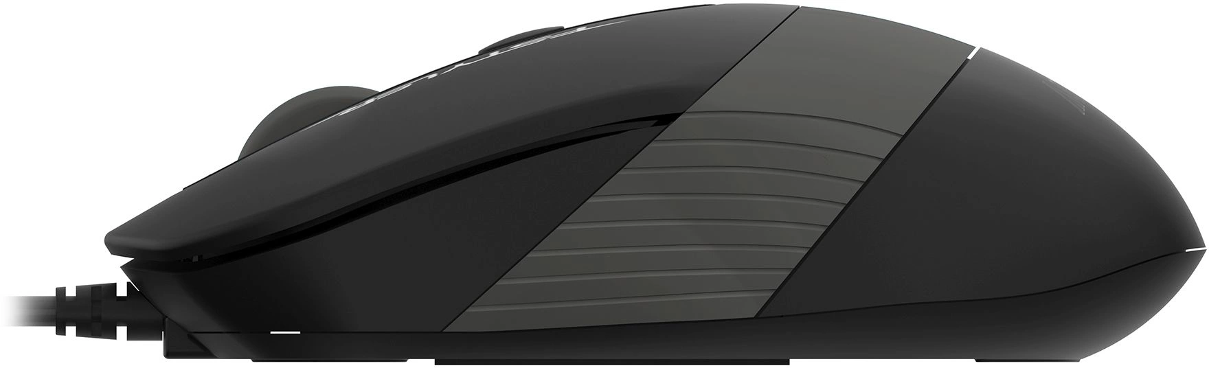 Мышь A4Tech Fstyler FM10T серый/черный оптическая 1600dpi USB для ноутбука 3but (FM10T GREY)