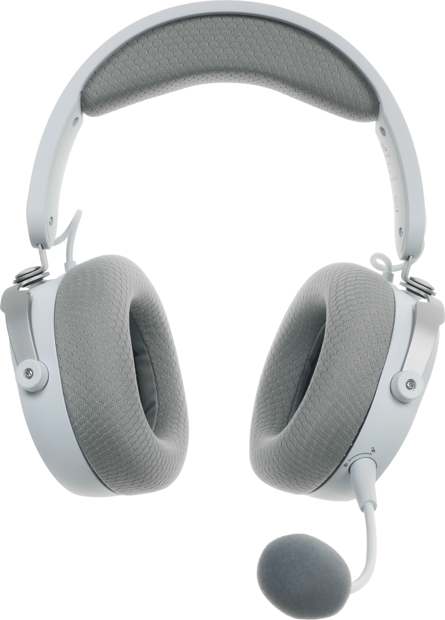 Наушники с микрофоном GMNG GG-HS405W белый мониторные BT/Radio/3.5mm оголовье (1899880)