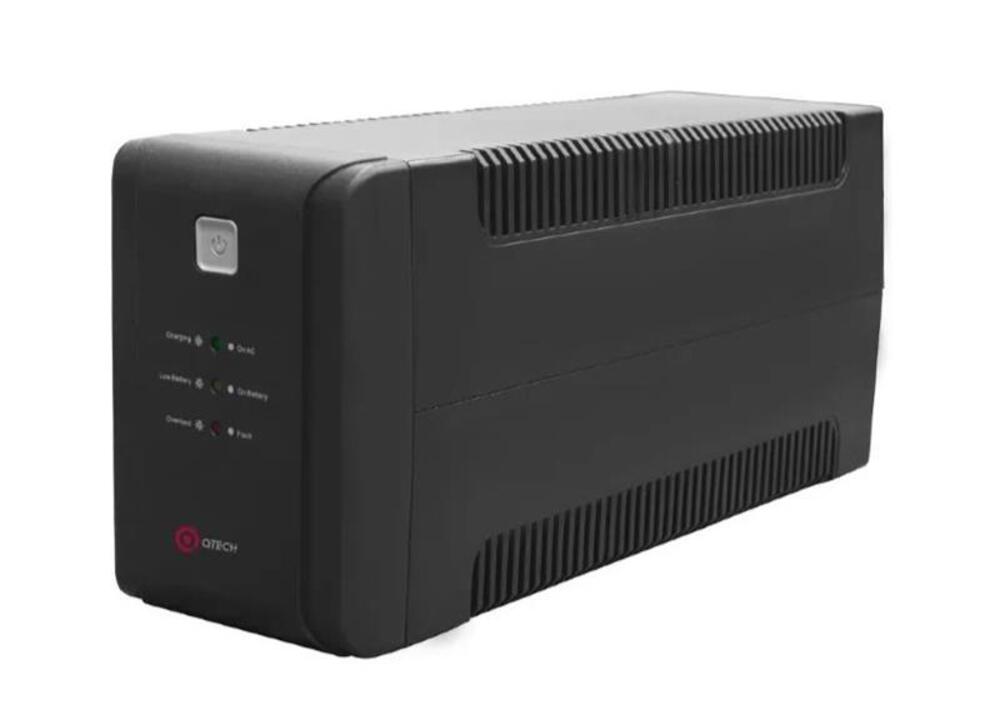 QPS-LIS-D-1000-TRI - ИБП QTECH линейно-интерактивный 1000ВА/600Вт, серия Terra LIS, 8 розеток IEC C13, USB, LED, 2х7Ач