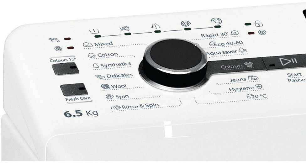 Стиральная машина Whirlpool TDLRB 65242BS EU/N пан.англ. класс: A загр.вертикальная макс.:6.5кг белый