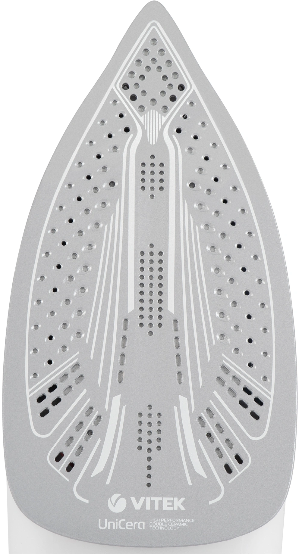 Утюг Vitek VT-8330 2400Вт белый/голубой