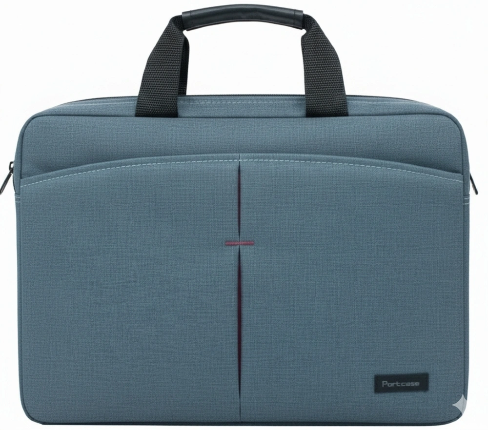 Сумка для ноутбука 15.6" Portcase KCB-162 серый нейлон/полиэстер (KCB-162 GREY)