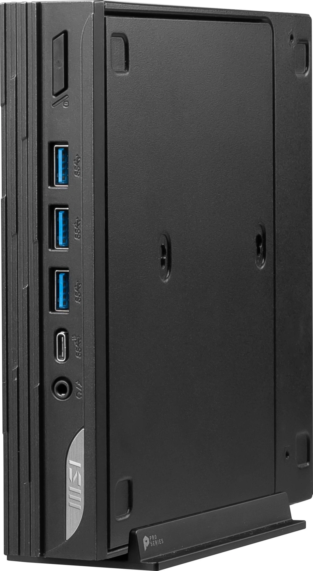 Неттоп MSI Pro DP10 13M-283RU i5 1340P (1.9) 16Gb SSD512Gb Iris Xe Windows 11 Pro 2.5xGbitEth WiFi BT 120W черный (9S6-B0A611-283)