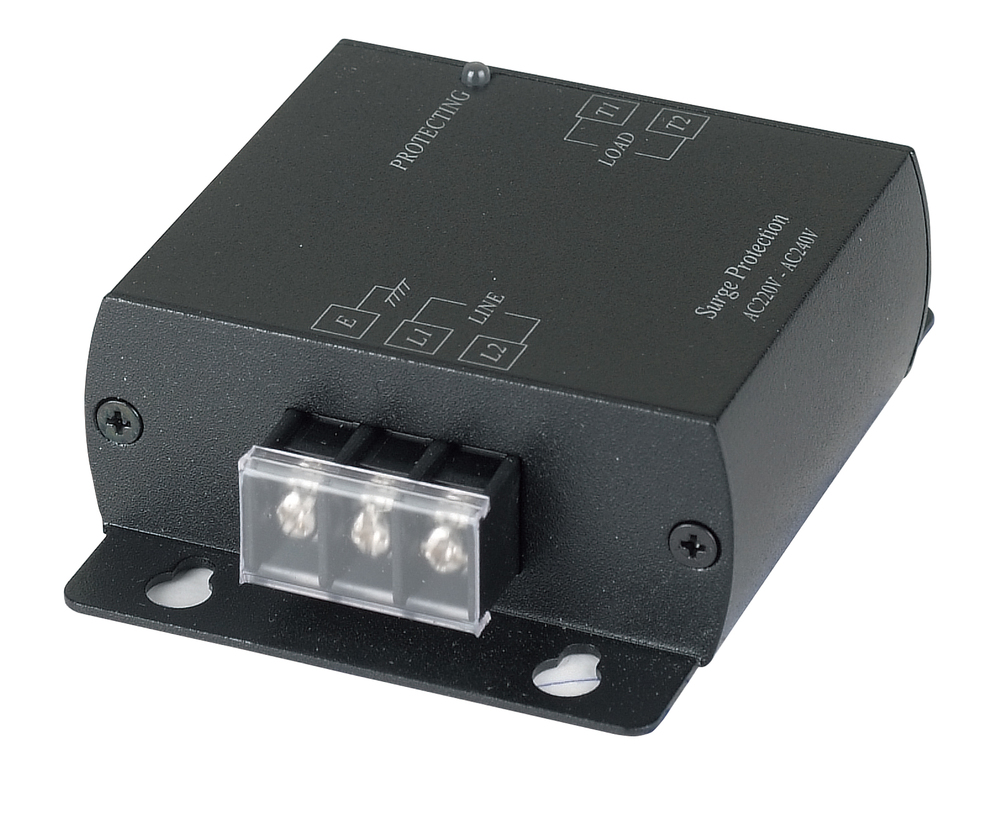 SP001P-AC220 - Устройство грозозащиты цепи питания 220V-240V SC&T одноканальное. Максимальное напряжение перегрузки 6КВ. Вх. - Клм.х2. Вых. - Клм.х2. Размеры (ШxВxГ): 87x28.5x67мм. Рабочая температура -40...+55°C.
