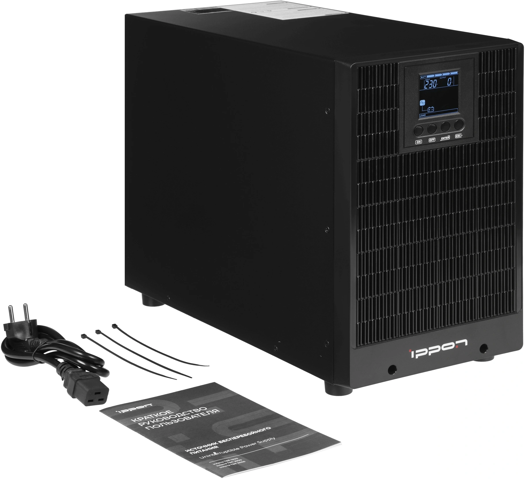 Источник бесперебойного питания Ippon Innova TBE 3000 2700Вт 3000ВА черный