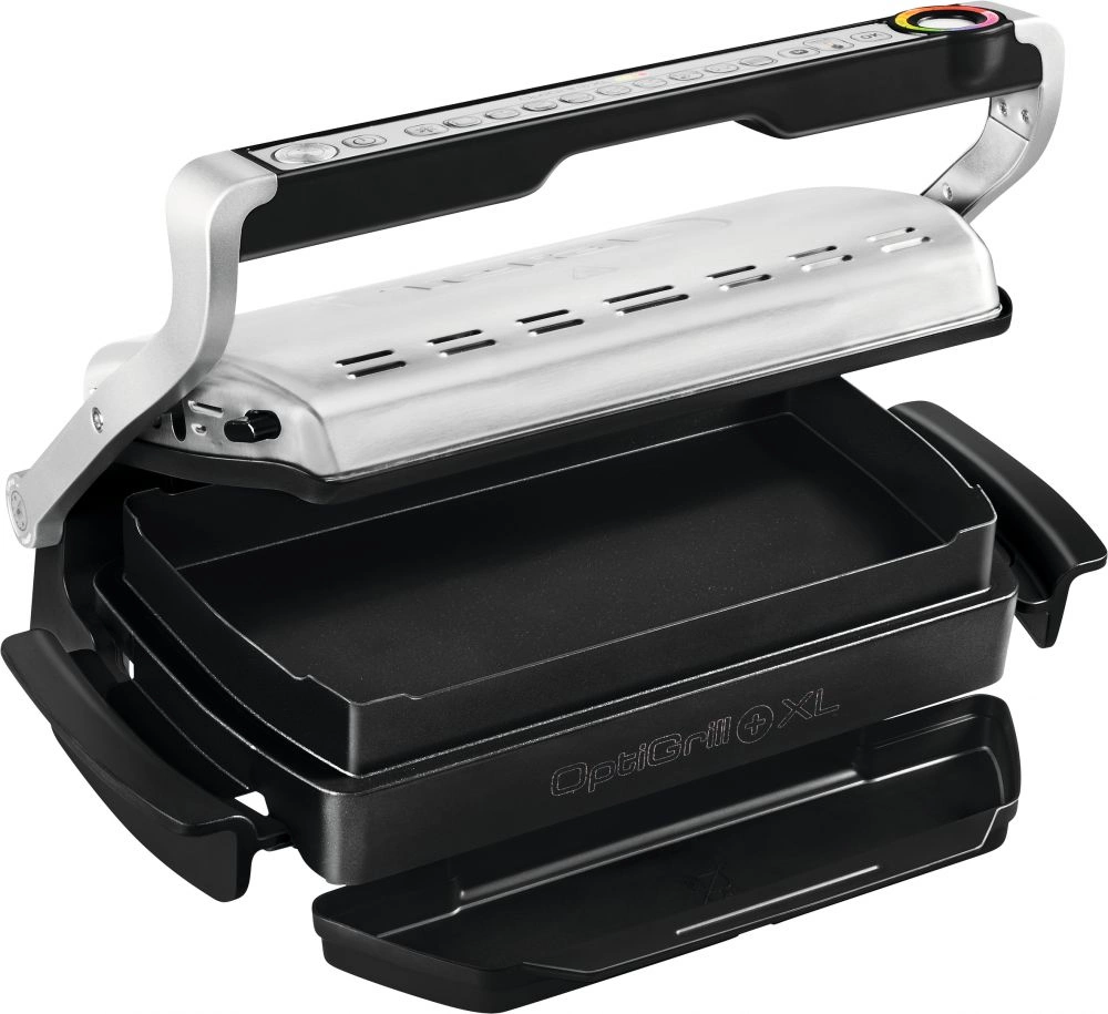 Электрогриль Tefal Optigrill GC724D12 2000Вт серебристый