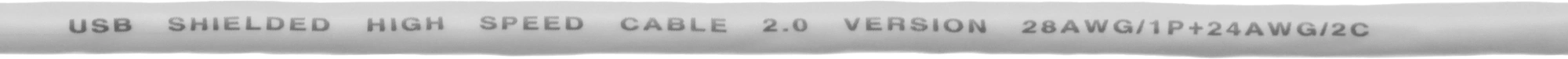 Кабель Buro USB A(m) USB B(m) 1.8м (USB2.0-AM/BM-1.8M-MG) феррит.кольца серый