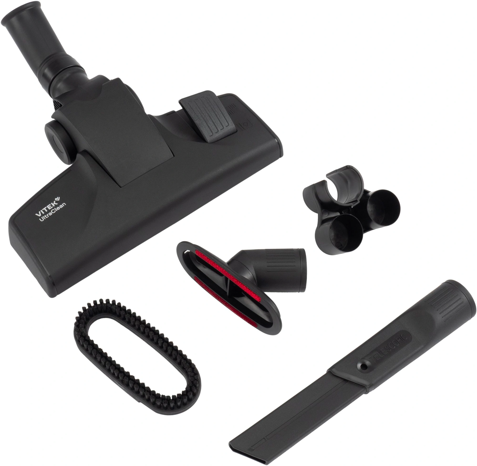 Пылесос Vitek VT-CV3113 2200Вт красный/серый