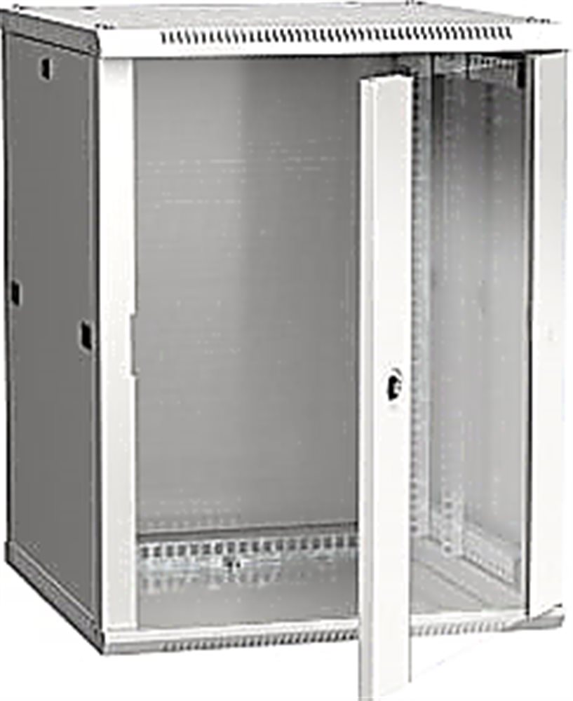 LWR3-18U66-GF - ITK Шкаф настенный LINEA W 18U 600х600мм дверь стекло RAL 7035