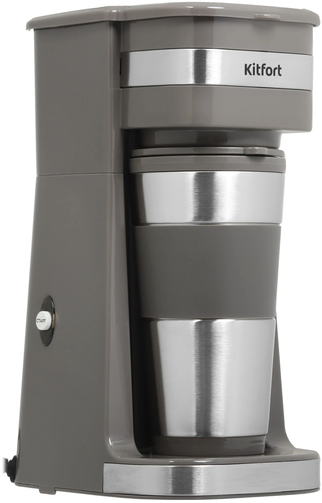 Кофеварка капельная Kitfort КТ-7316 750Вт коричневый/нержавеющая сталь