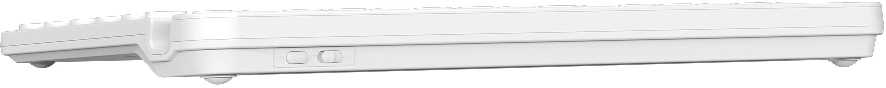 Клавиатура A4Tech FBK30 белый USB беспроводная BT/Radio slim Multimedia (FBK30 WHITE)