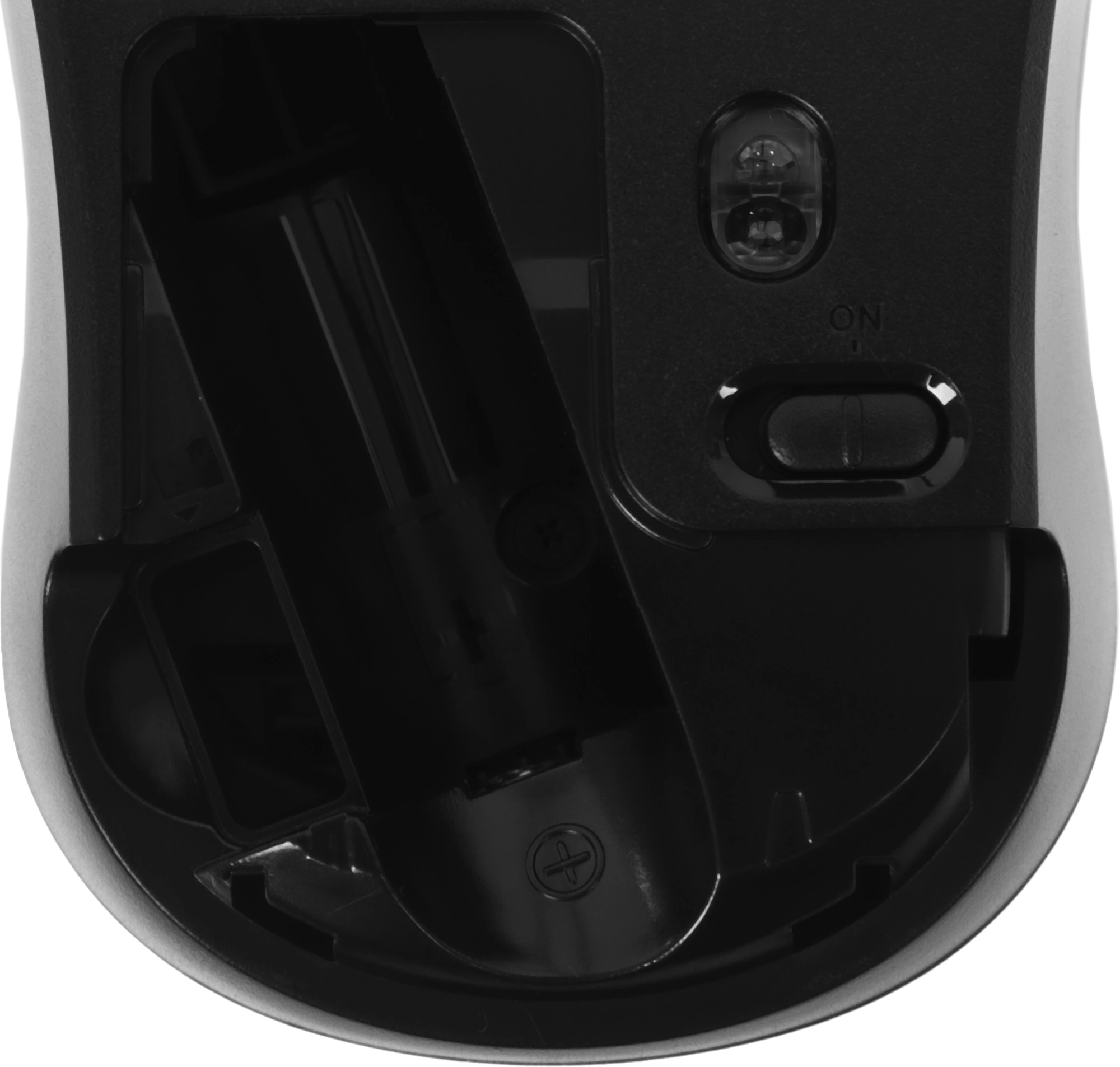 Мышь Logitech B220 Silent черный оптическая 1000dpi silent беспров. USB 2but (910-005553)