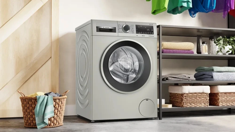 Стиральная машина Bosch Serie 4 WGA2440XME пан.англ. класс: A+++ загр.фронтальная макс.:9кг серебристый инвертор