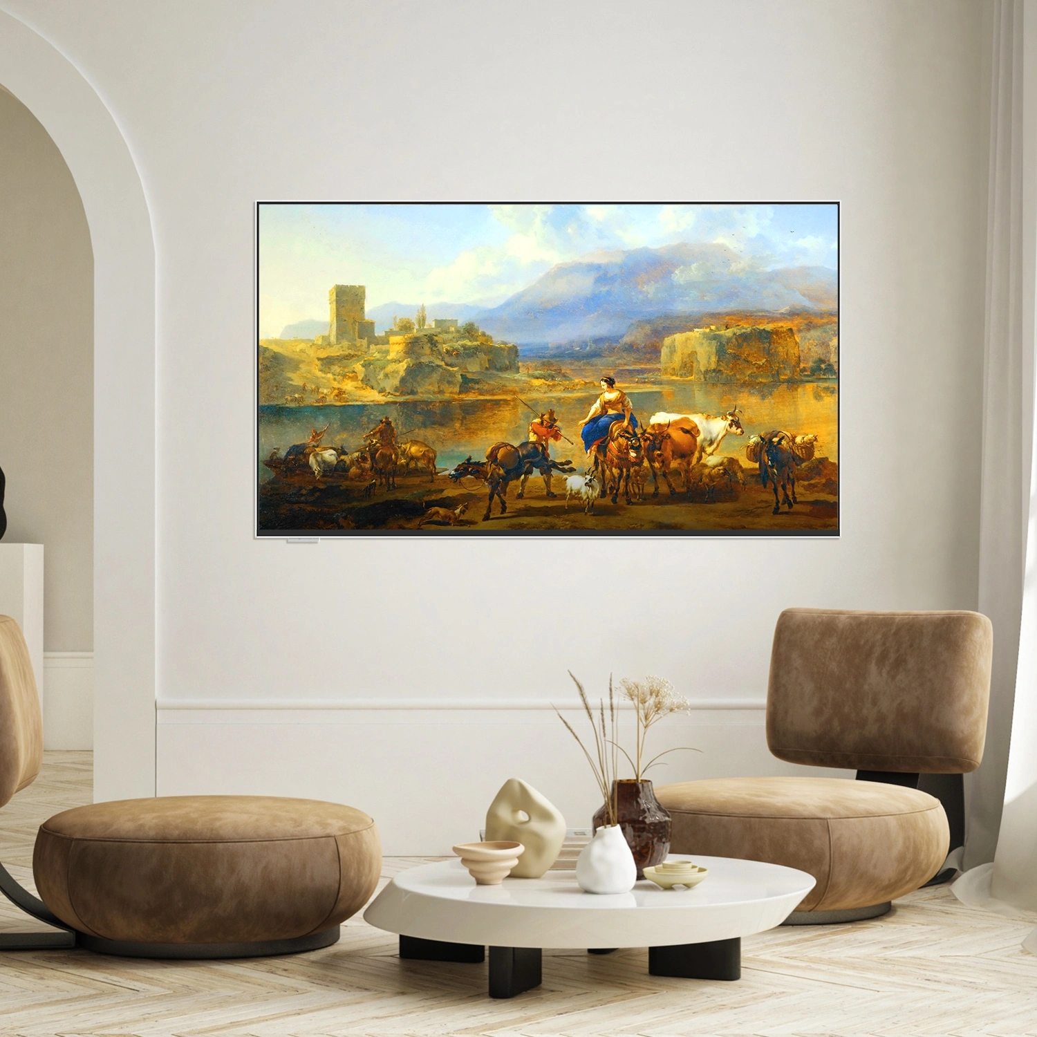 Телевизор QLED Skyworth 55" 55LN70G Frame+ Frameless белый/черный 4K Ultra HD 60Hz MEMC DVB-T DVB-T2 DVB-C DVB-S DVB-S2 USB WiFi Smart TV