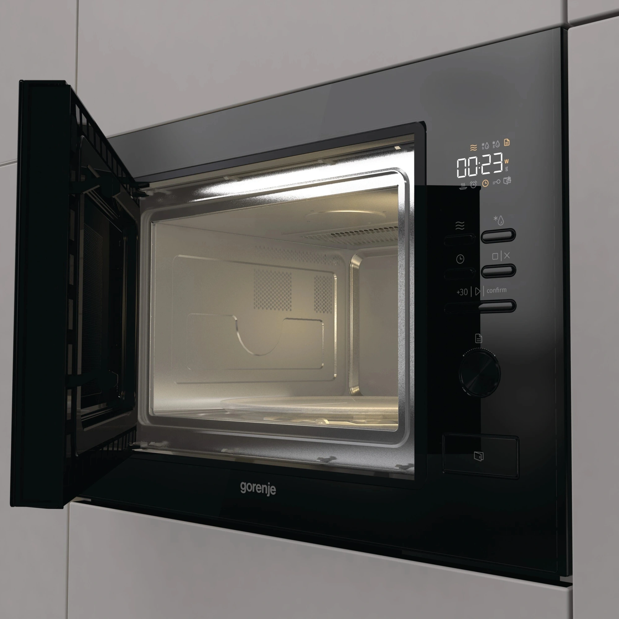 Микроволновая печь Gorenje BM251M2BG 25л. 900Вт черный (встраиваемая)