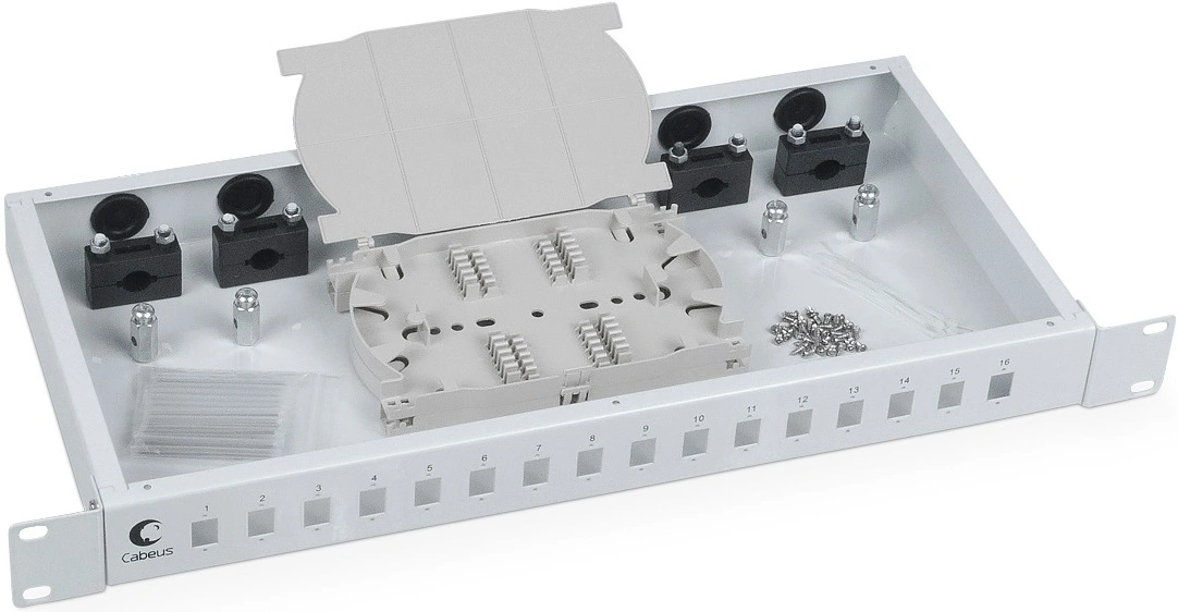 Кросс CabeusFO-19-16S FO-19-16SC 1U 16xSC/LC дупл.